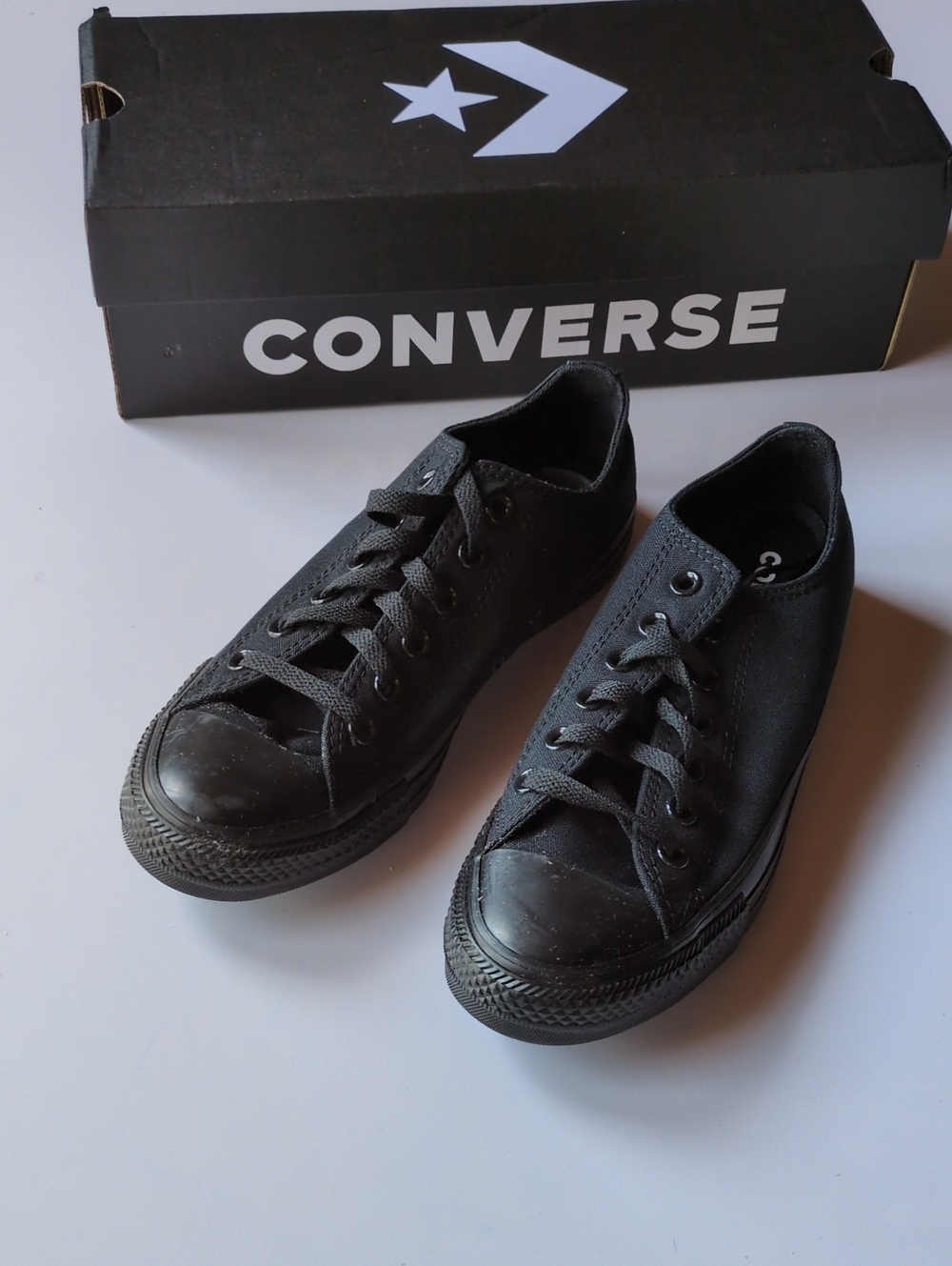 NIB Converse All Star Black Monochrome Mens Sz 6/ Womens 8 Unisex M5039C Shoes